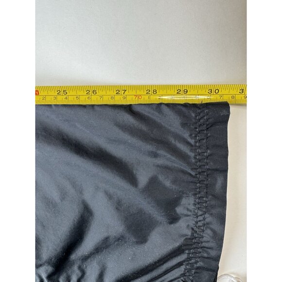 Vintage Nike Track Pants Womens Large Zip Off Leg Bottom Windbreaker Silver Tag - Picture 9 of 10